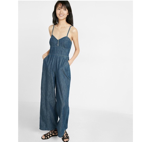 express denim romper